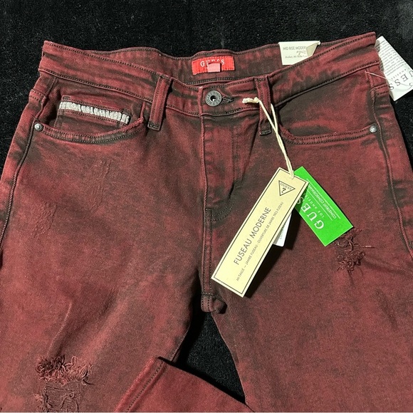 Mens Guess Mid Rise Skinny Jeans - Picture 7 of 7